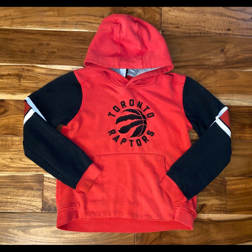 Toronto Raptors Hoodie Sweatshirt Youth Size Large